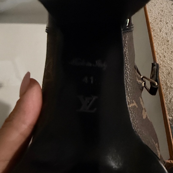 Louis Vuitton Women's Monogram Lace-Up Boots - Picture 7 of 7